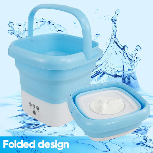 Mini Folding Washing Machine & Dryer (Allow to Open Parcel)