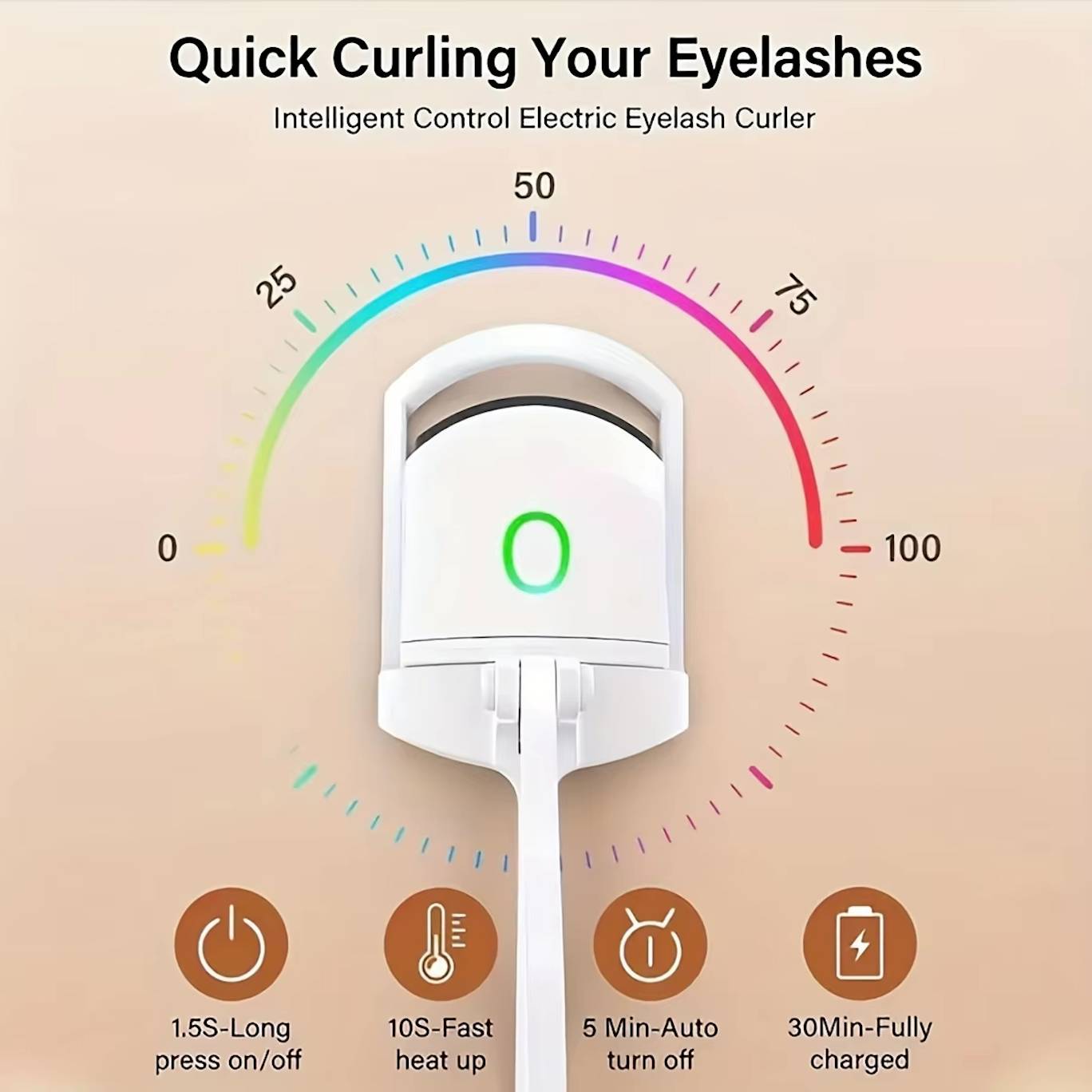 Rechargeable Heated Eyelash Curler - UAE Special