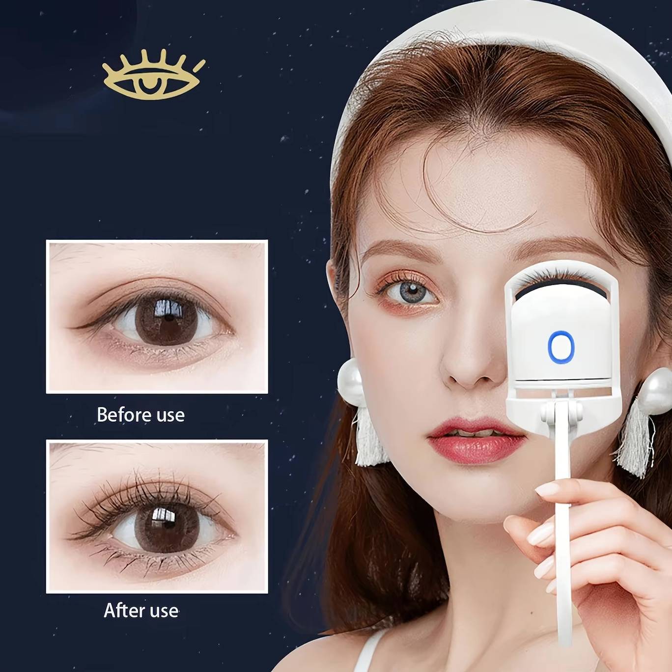 Rechargeable Heated Eyelash Curler - UAE Special