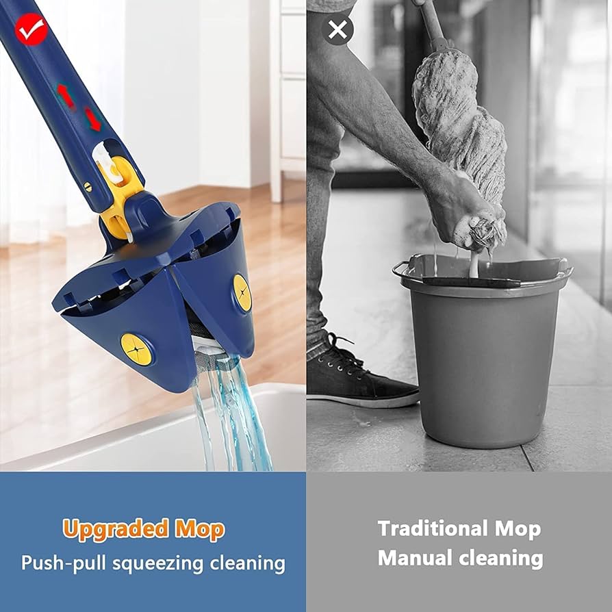 360° Rotatable Adjustable Cleaning Mop